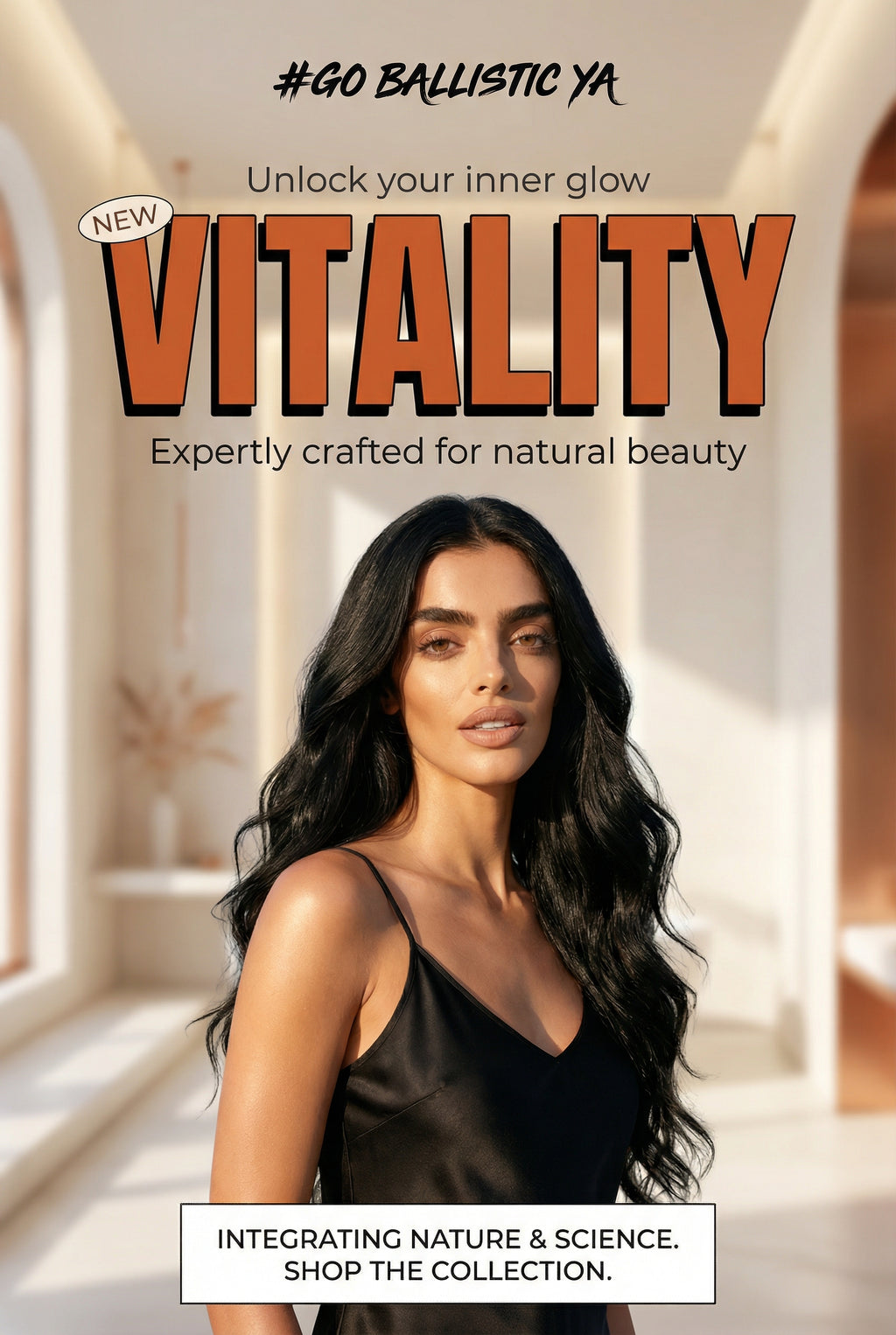 #GO BALLISTIC YA Long Ladies Fur Coat Hooded Women's Fur Outwear 22-06