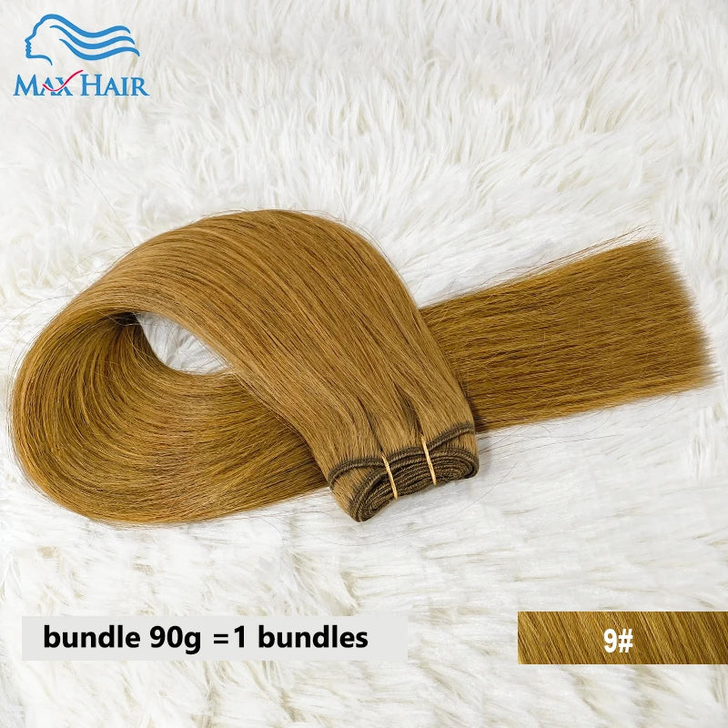 14A Double Full Vietnam hair Highlight Color Human Hair Bundles Silky Straight Hair Weave Mixed Color Double Weft Hair Bundles