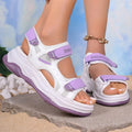 Fashion Platform Wedge Sandals for Women Summer 2025 Thick Sole Non Slip Beach Shoes Woman Comfortable Walking Sandalias Mujer