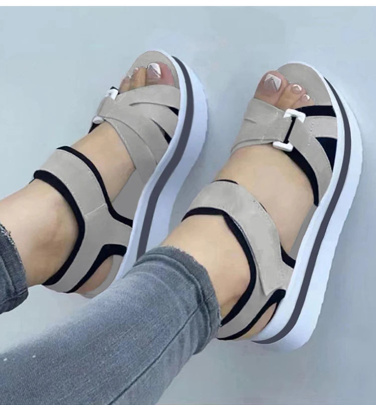 Sandals Heels Sandalias De Mujer Wedge Heel Women's Sandals Summer 2026 Shoes For Woman Platform Sandals Elegant Summer Shoes