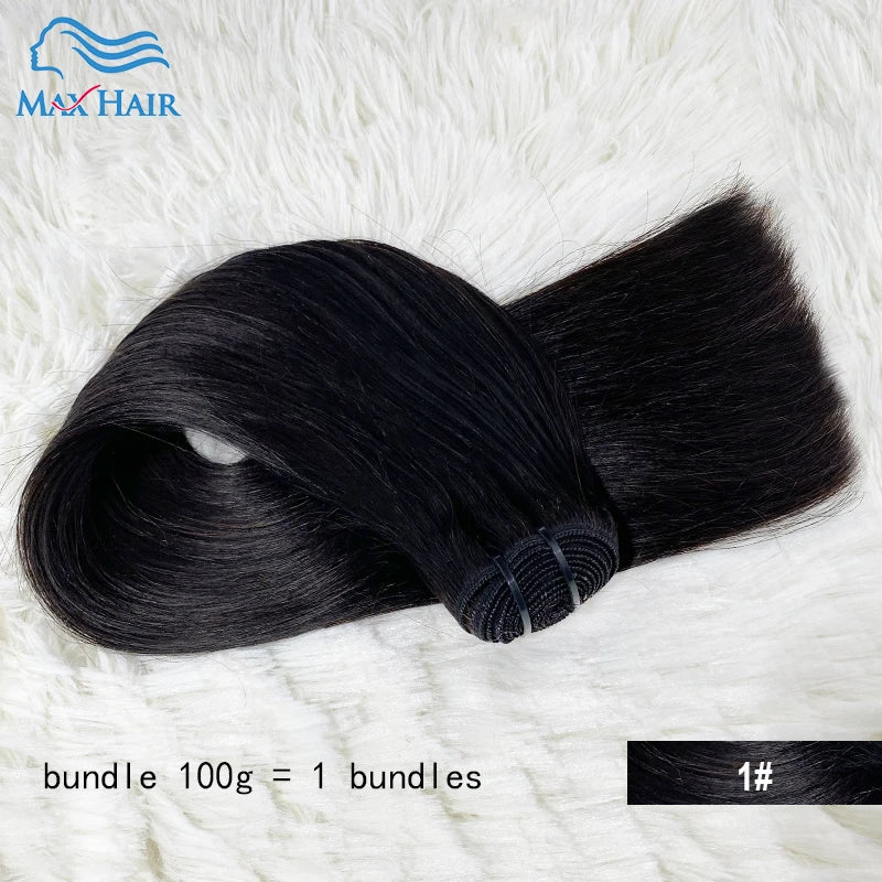 14A Double Full Vietnam hair Highlight Color Human Hair Bundles Silky Straight Hair Weave Mixed Color Double Weft Hair Bundles