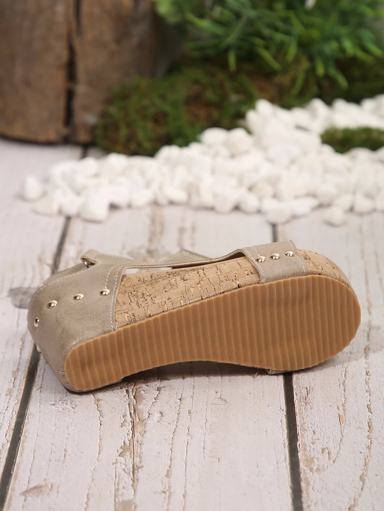 Women Platform Wedge Sandals Adjustable Velcro Closure Open Toe Cutout Slingback Comfort Soft Sole Non Slip Casual Walking Shoes