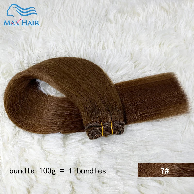 14A Double Full Vietnam hair Highlight Color Human Hair Bundles Silky Straight Hair Weave Mixed Color Double Weft Hair Bundles