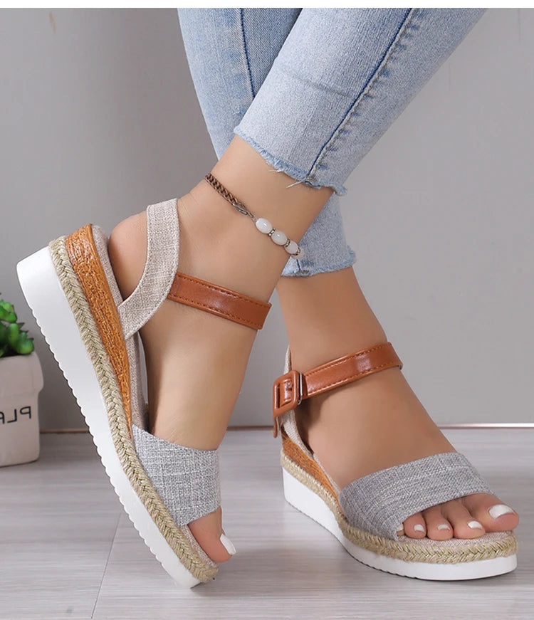 Sandals Heels Sandalias De Mujer Wedge Heel Women's Sandals Summer 2026 Shoes For Woman Platform Sandals Elegant Summer Shoes