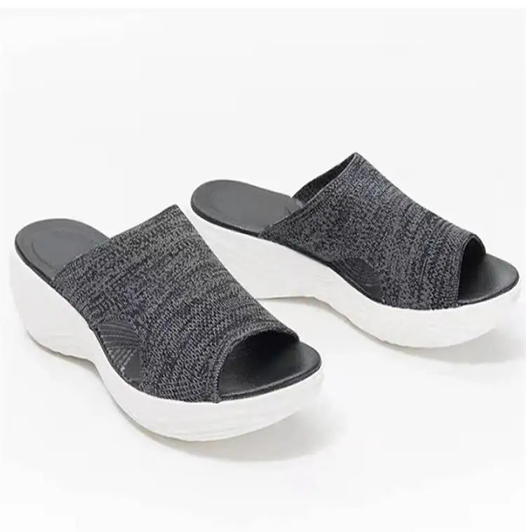 Fashion Summer Woman Sandals Shoes Wedge Women Shoe Soft Women's Sandals Slide Party Sandalias Mujer Female Footwear