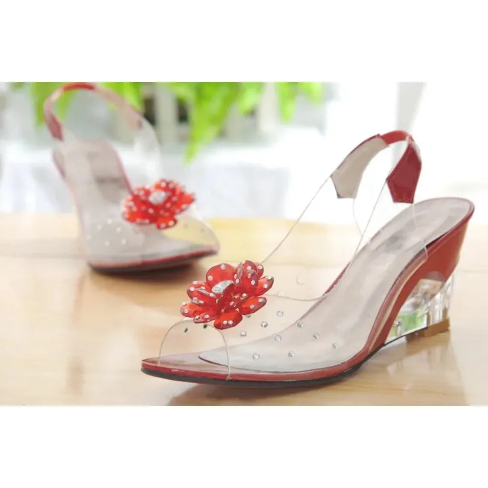 2026 Limited Edition Fashion Color Women's Wedge Heel Sandals Size 34-43 Stylish High Quality Casual Shoes Factory Price 602