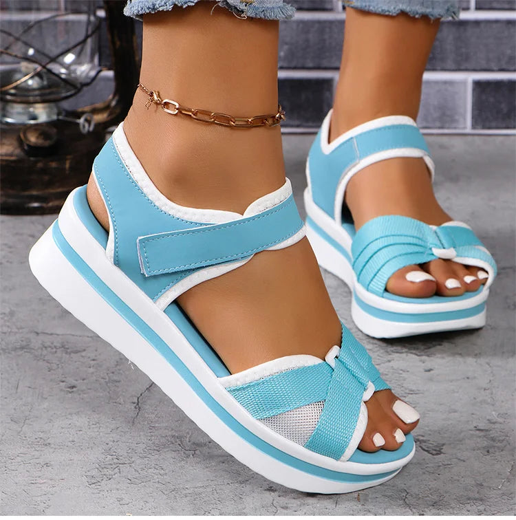 Heels Women's Sandals 2026 Wedge Heel Shoes For Woman Sandals Platform Shoes Summer Women Sandals Heeled Elegant Sandalias Mujer