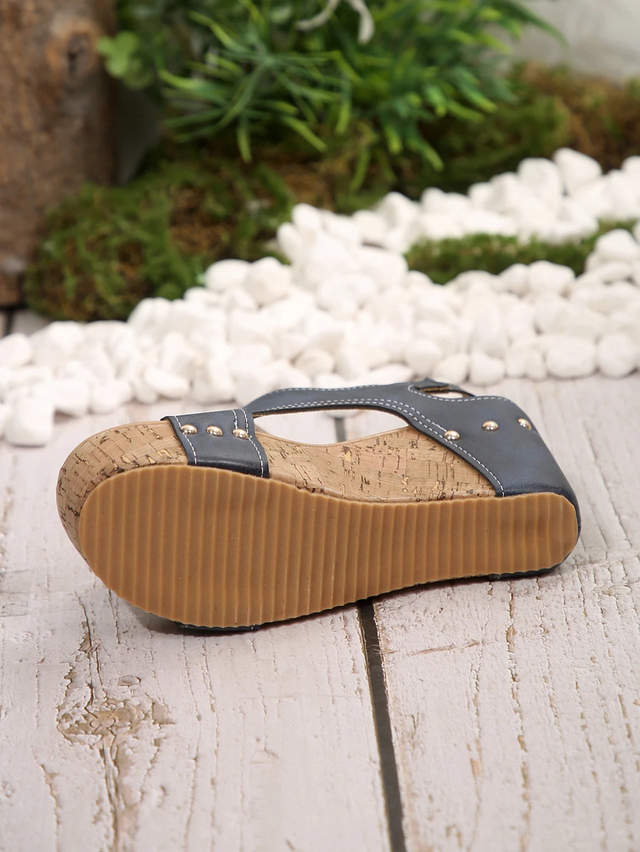 Women Platform Wedge Sandals Adjustable Velcro Closure Open Toe Cutout Slingback Comfort Soft Sole Non Slip Casual Walking Shoes