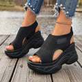 Summer Elegant and Sexy Wedge Thick Soled Sandals Fashionable Best Selling New Comfortable Plus Size Beach Women's Shoes