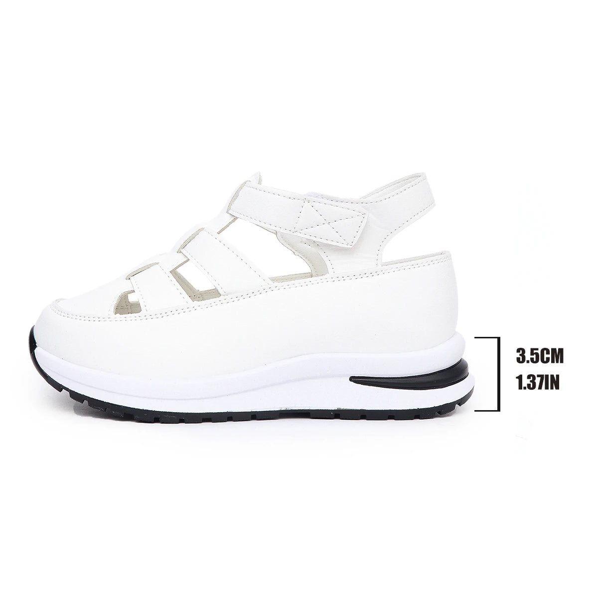 Women's Sandals Summer 2025 Shoes Platform Wedge High-heeled Gladiator Comfortable Casual New in Luxury White Round Toe on Offer