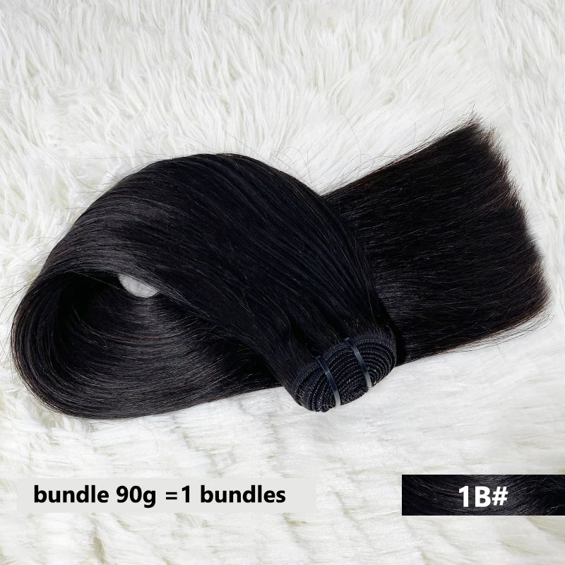 14A Double Full Vietnam hair Highlight Color Human Hair Bundles Silky Straight Hair Weave Mixed Color Double Weft Hair Bundles