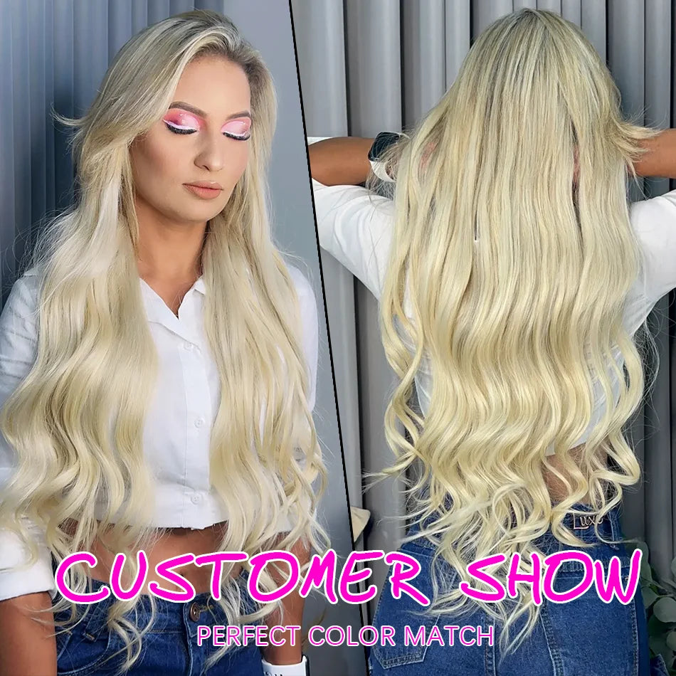 14A Double Full Vietnam hair Highlight Color Human Hair Bundles Silky Straight Hair Weave Mixed Color Double Weft Hair Bundles