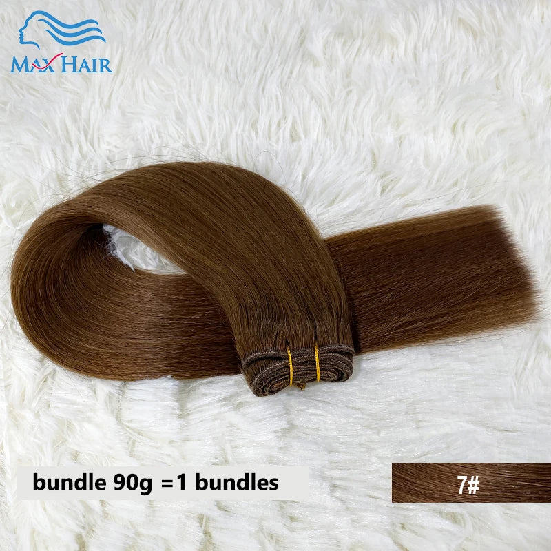 14A Double Full Vietnam hair Highlight Color Human Hair Bundles Silky Straight Hair Weave Mixed Color Double Weft Hair Bundles