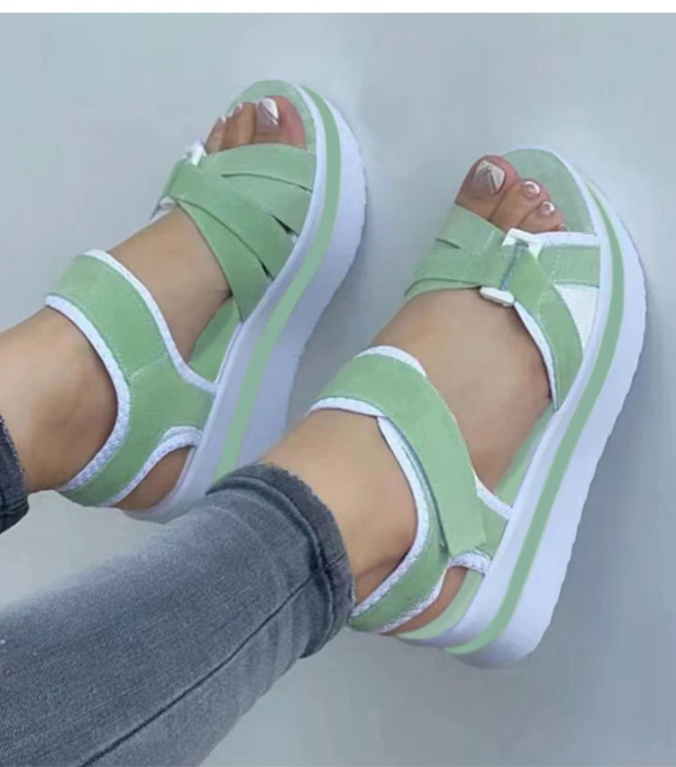 Sandals Heels Sandalias De Mujer Wedge Heel Women's Sandals Summer 2026 Shoes For Woman Platform Sandals Elegant Summer Shoes