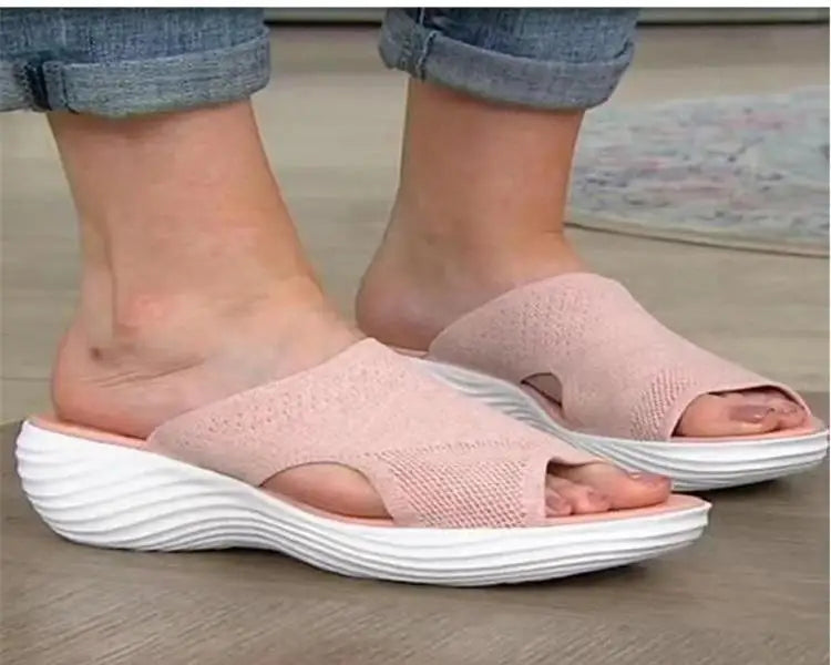 Fashion Summer Woman Sandals Shoes Wedge Women Shoe Soft Women's Sandals Slide Party Sandalias Mujer Female Footwear