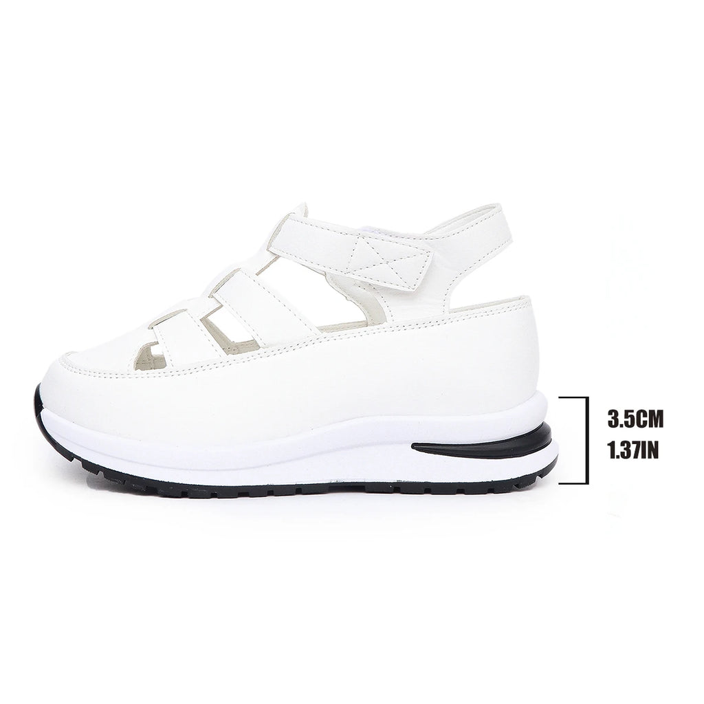 Women's Sandals Summer 2025 Shoes Platform Wedge High-heeled Gladiator Comfortable Casual New in Luxury White Round Toe on Offer