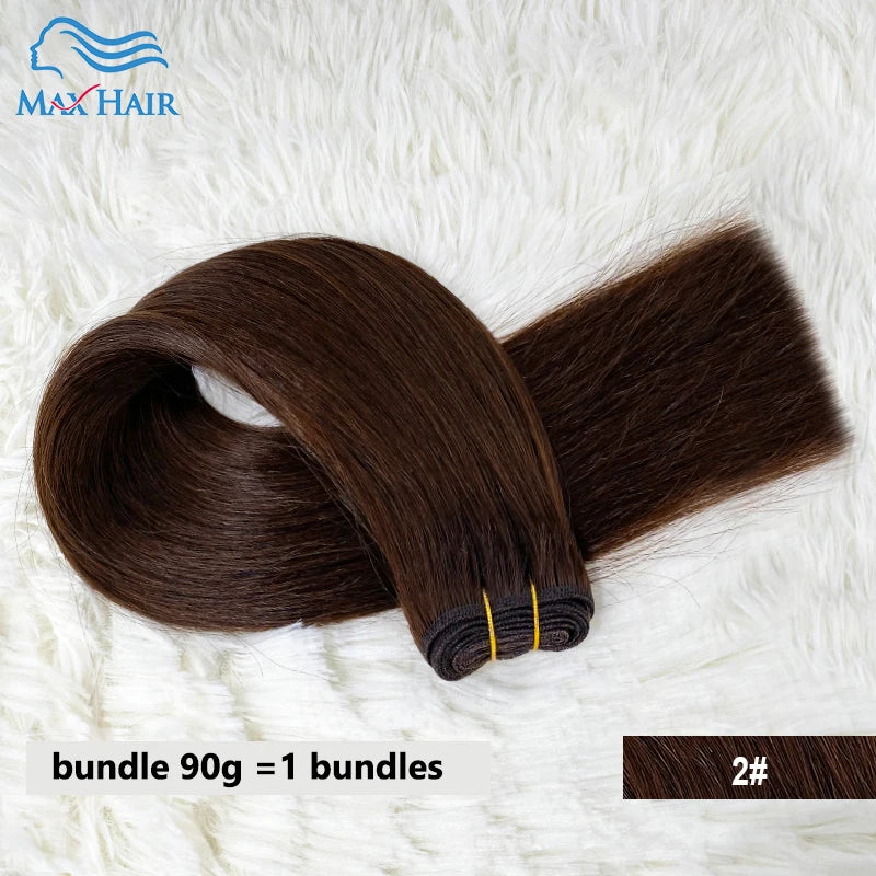 14A Double Full Vietnam hair Highlight Color Human Hair Bundles Silky Straight Hair Weave Mixed Color Double Weft Hair Bundles