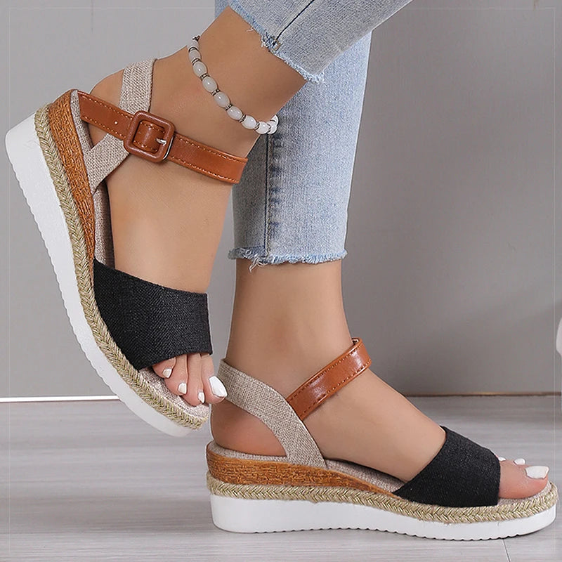 Sandals Heels Sandalias De Mujer Wedge Heel Women's Sandals Summer 2026 Shoes For Woman Platform Sandals Elegant Summer Shoes