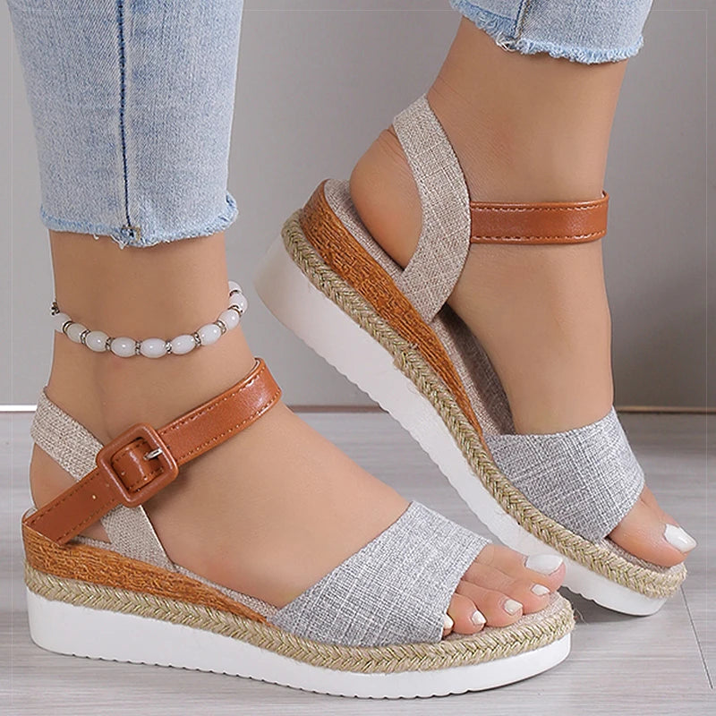 Sandals Heels Sandalias De Mujer Wedge Heel Women's Sandals Summer 2026 Shoes For Woman Platform Sandals Elegant Summer Shoes