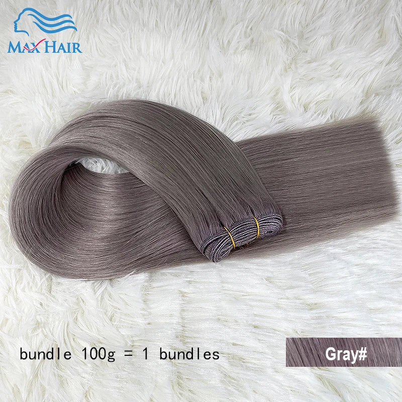 14A Double Full Vietnam hair Highlight Color Human Hair Bundles Silky Straight Hair Weave Mixed Color Double Weft Hair Bundles