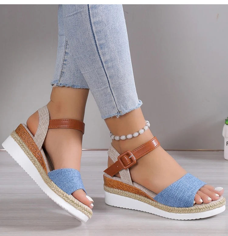 Sandals Heels Sandalias De Mujer Wedge Heel Women's Sandals Summer 2026 Shoes For Woman Platform Sandals Elegant Summer Shoes