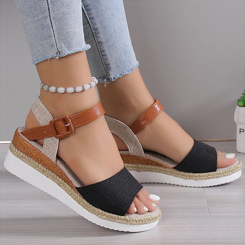 Sandals Heels Sandalias De Mujer Wedge Heel Women's Sandals Summer 2026 Shoes For Woman Platform Sandals Elegant Summer Shoes
