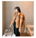 High-end Whole-skinned Red Fox Fox Fur Coat for Women Short 2025 Winter New Hot Young Fashionable Fur Coat