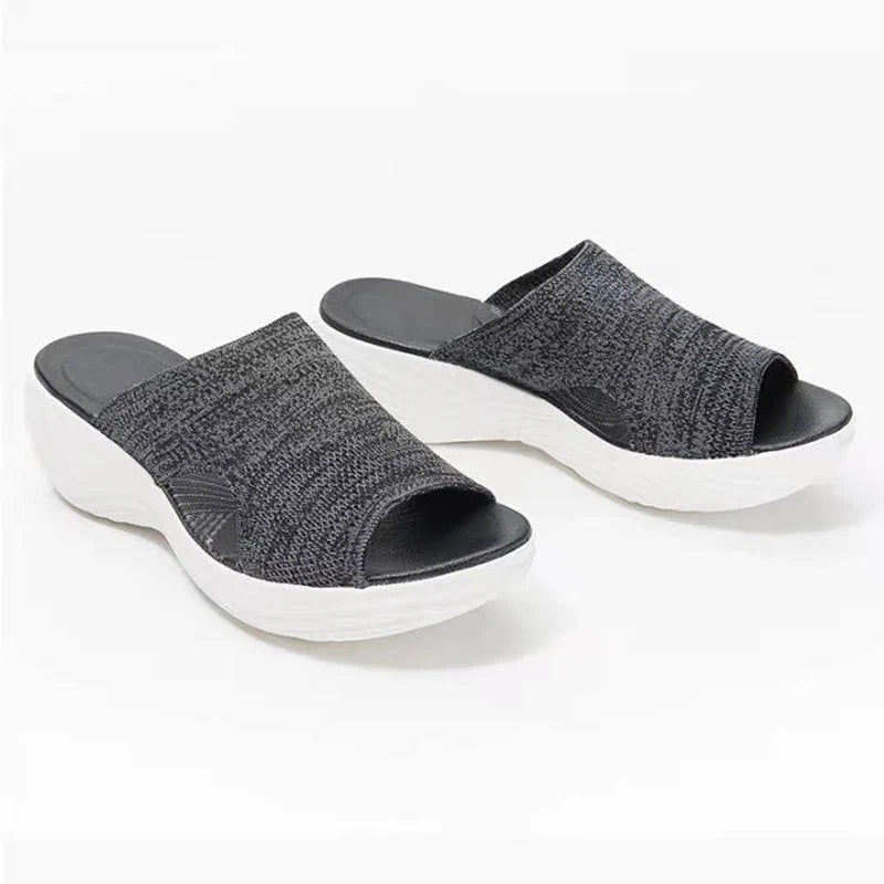 Fashion Summer Woman Sandals Shoes Wedge Women Shoe Soft Women's Sandals Slide Party Sandalias Mujer Female Footwear