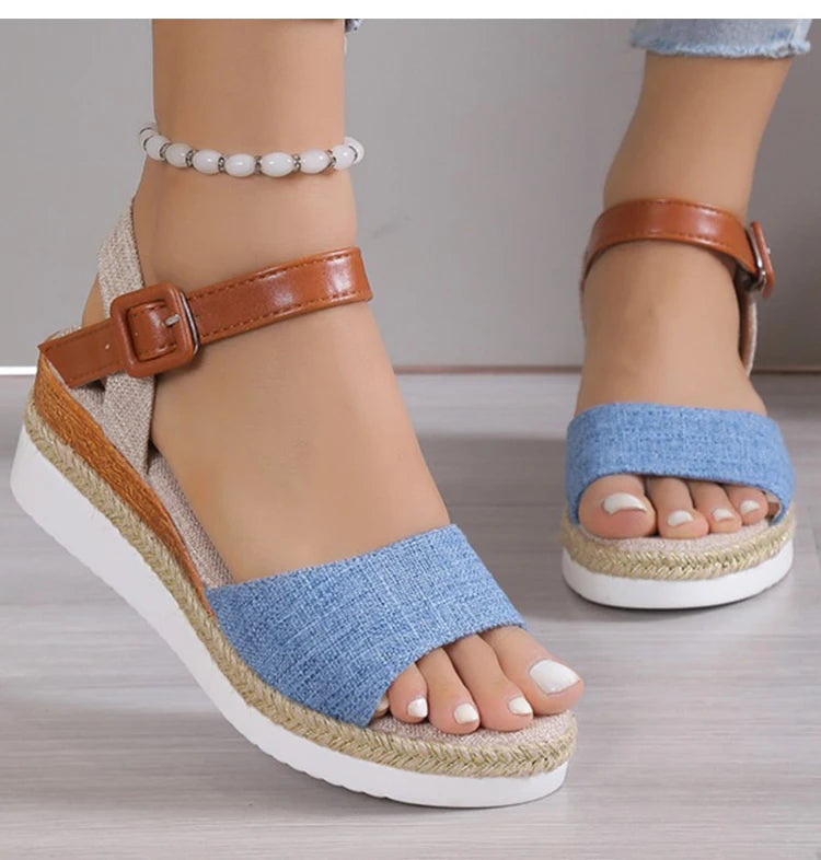 Sandals Heels Sandalias De Mujer Wedge Heel Women's Sandals Summer 2026 Shoes For Woman Platform Sandals Elegant Summer Shoes