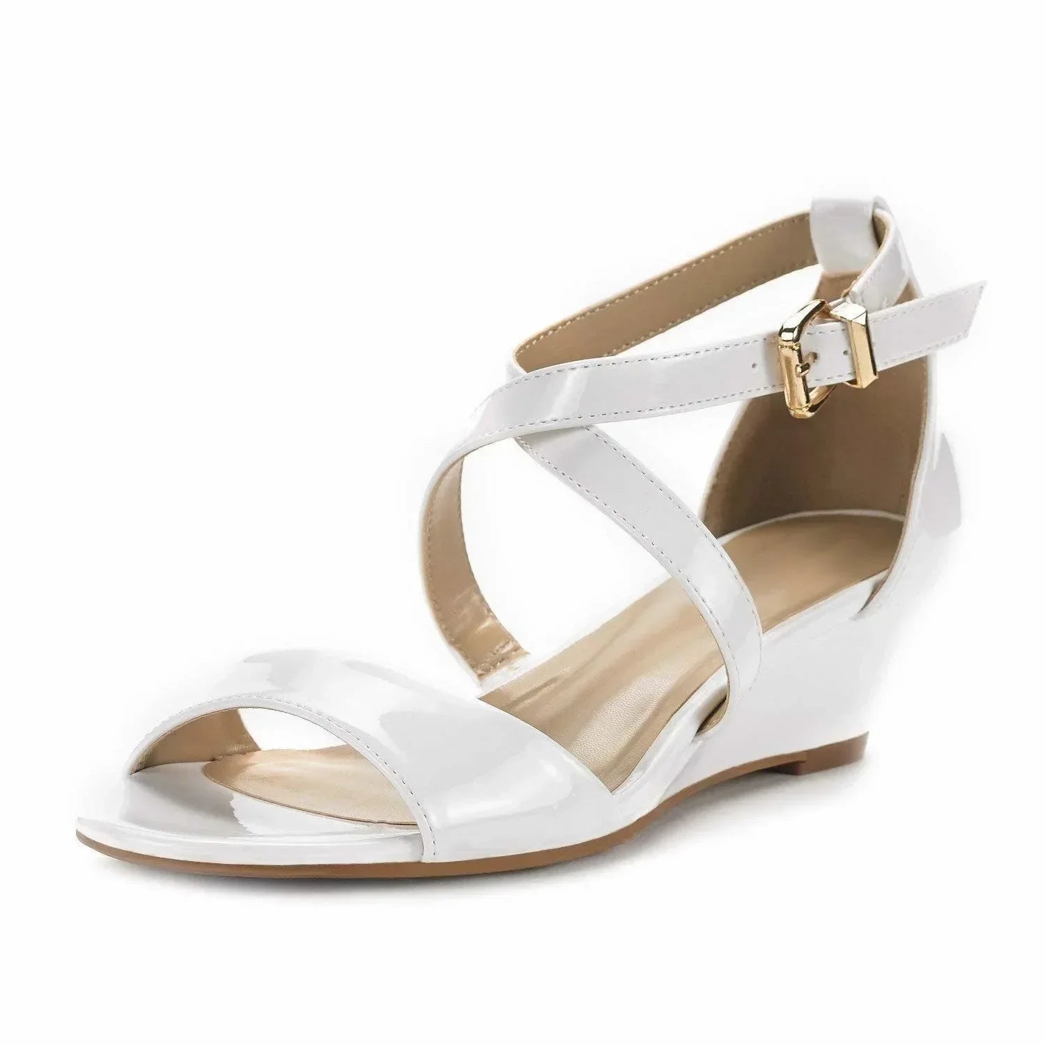 Women's Wedge Sandals Summer New Casual Wedge Platform High Heels Female Open Toes Breathable Sandal Women Designer Luxury Shoes