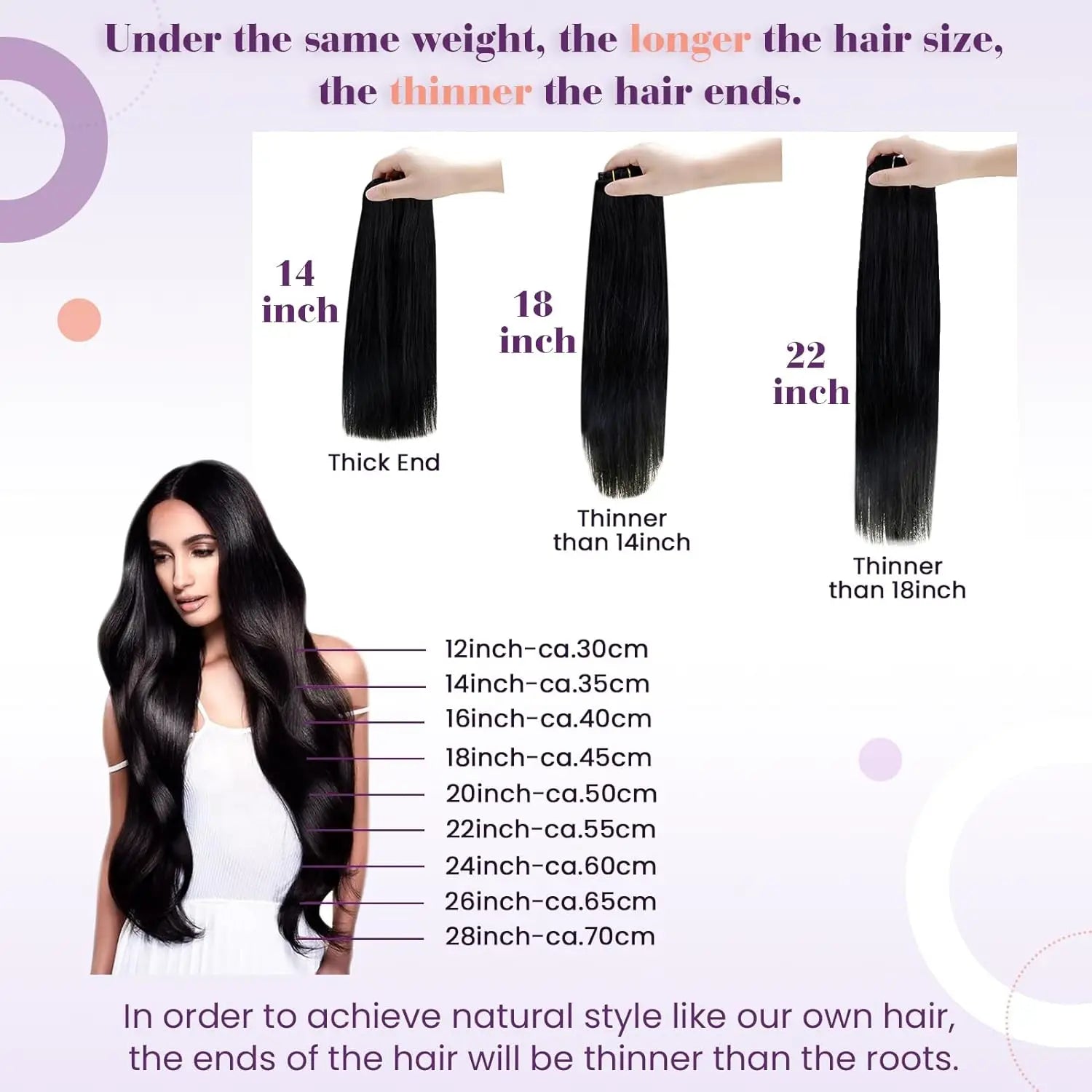 LaaVoo Fish Wire Hair Extensions 100% Real Brazilian Hair Straight Natural 12-20inch balayage Color 70g&80g Wire Hair Extensions