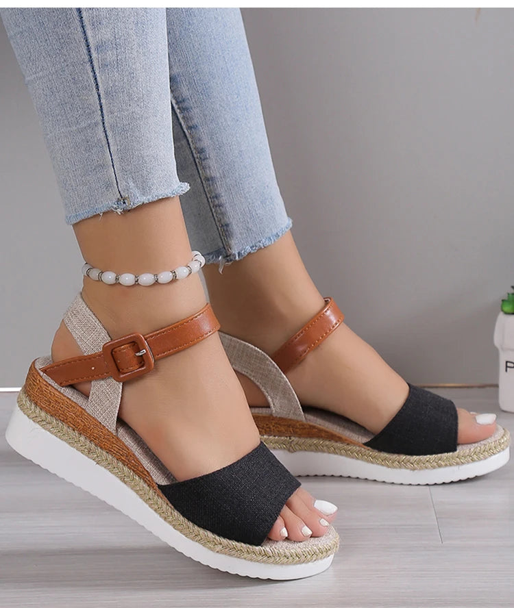Sandals Heels Sandalias De Mujer Wedge Heel Women's Sandals Summer 2026 Shoes For Woman Platform Sandals Elegant Summer Shoes