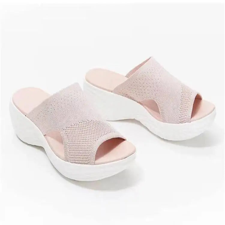 Fashion Summer Woman Sandals Shoes Wedge Women Shoe Soft Women's Sandals Slide Party Sandalias Mujer Female Footwear