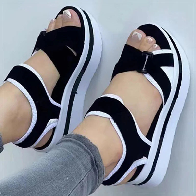 Sandals Heels Sandalias De Mujer Wedge Heel Women's Sandals Summer 2026 Shoes For Woman Platform Sandals Elegant Summer Shoes