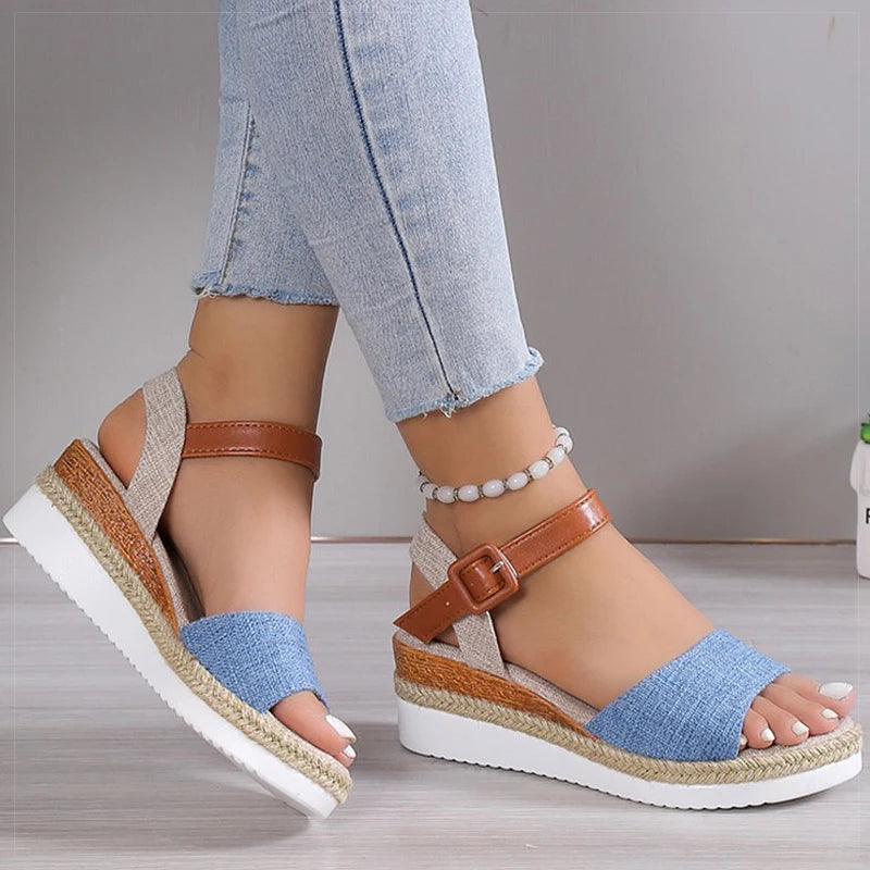 Sandals Heels Sandalias De Mujer Wedge Heel Women's Sandals Summer 2026 Shoes For Woman Platform Sandals Elegant Summer Shoes