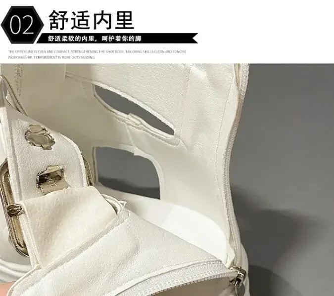 2025 Summer Sandals 8CM Wedge Heels Sneakers New Women Beach Flip Flop High Platform Casual Sandals Breathable Walking Slippers