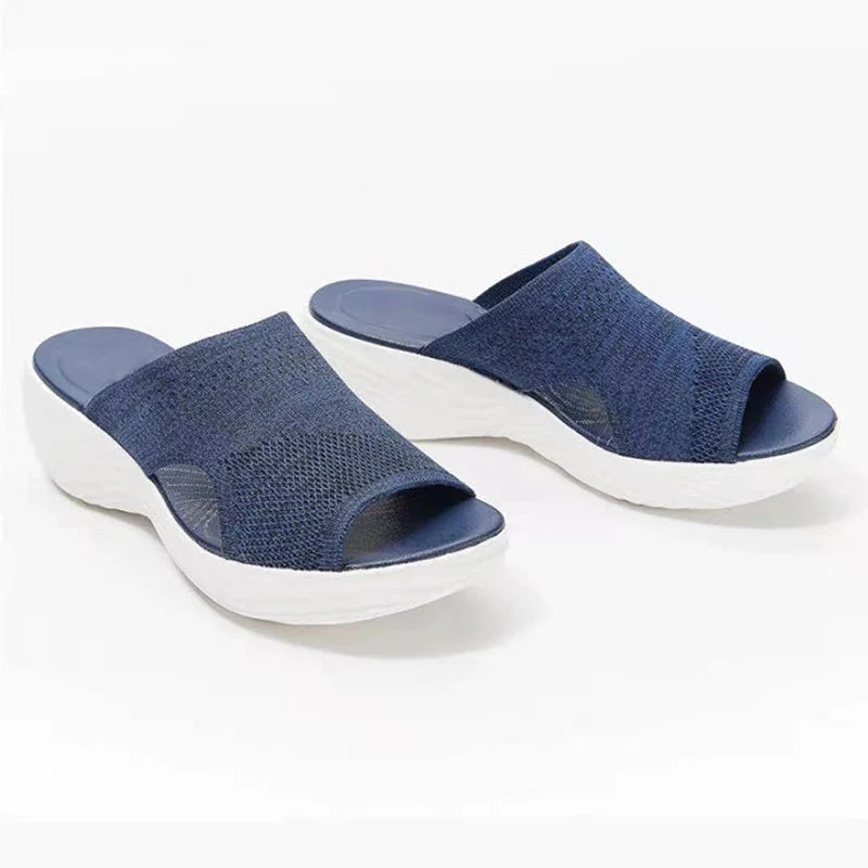 Fashion Summer Woman Sandals Shoes Wedge Women Shoe Soft Women's Sandals Slide Party Sandalias Mujer Female Footwear