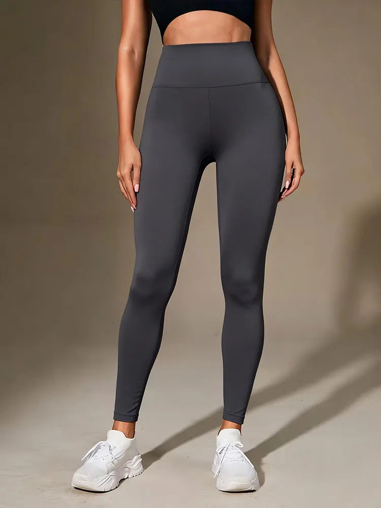 Women's High-Waisted 4-Way Stretch Compression Leggings-Tummy Control Yoga Pilates Gym Workout Pants, Plus Size Clothes,Jeans