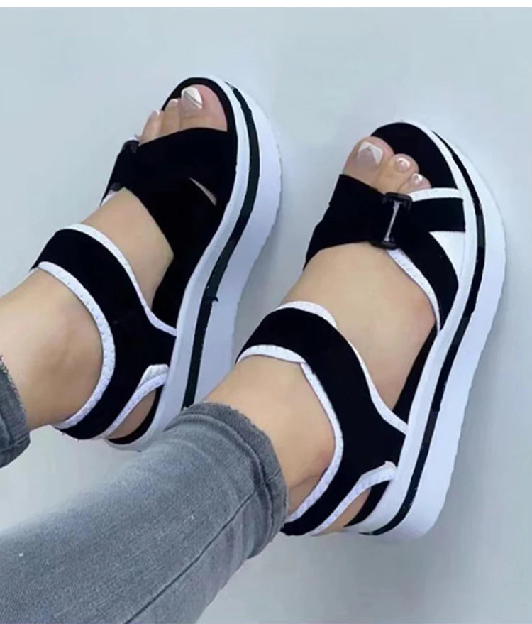 Sandals Heels Sandalias De Mujer Wedge Heel Women's Sandals Summer 2026 Shoes For Woman Platform Sandals Elegant Summer Shoes