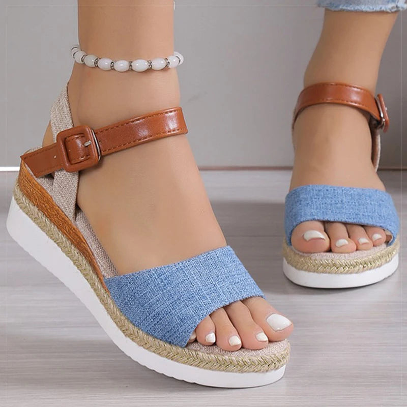 Sandals Heels Sandalias De Mujer Wedge Heel Women's Sandals Summer 2026 Shoes For Woman Platform Sandals Elegant Summer Shoes