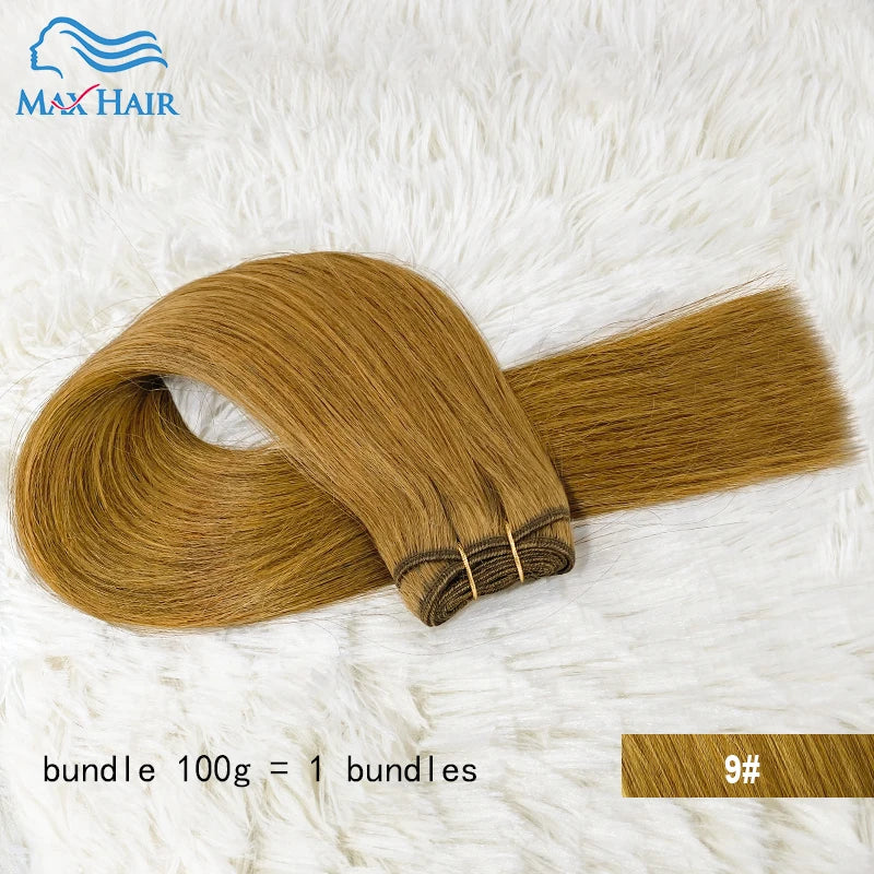 14A Double Full Vietnam hair Highlight Color Human Hair Bundles Silky Straight Hair Weave Mixed Color Double Weft Hair Bundles